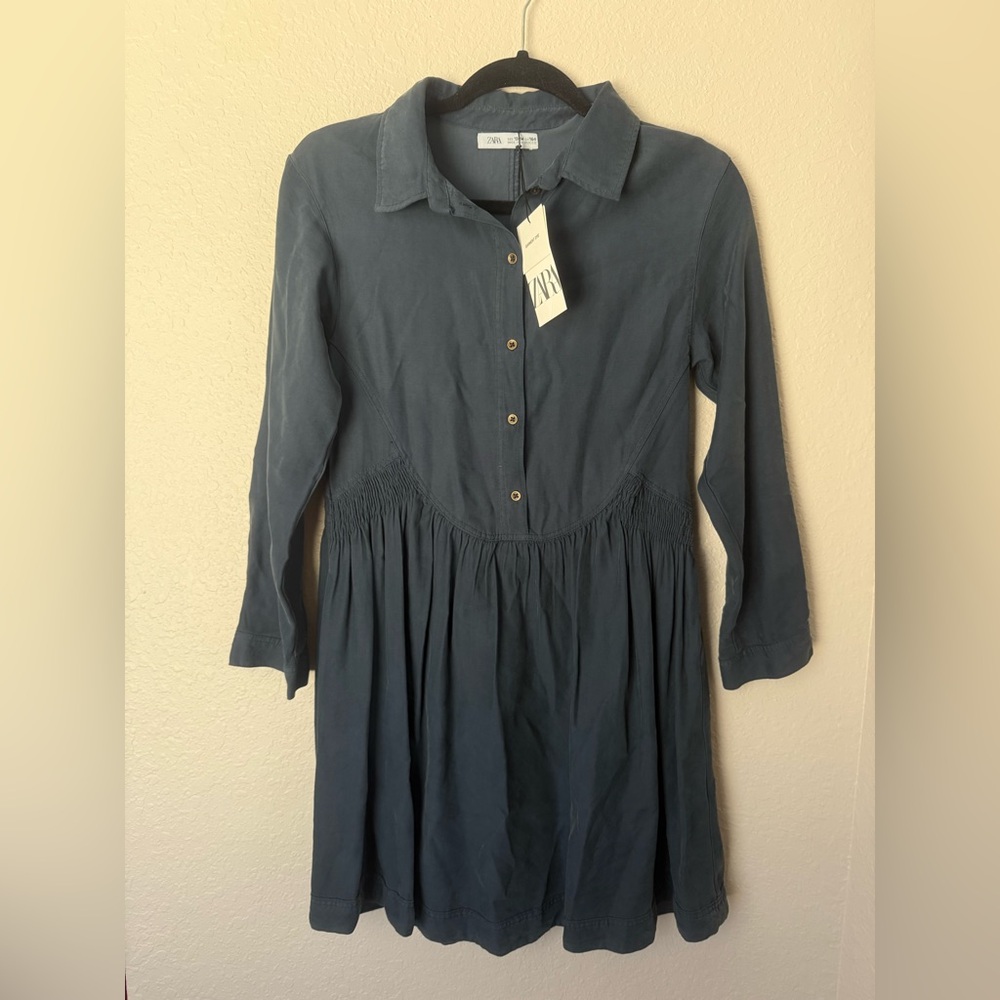 ZARA | kids girls shirt dress sz 13/14